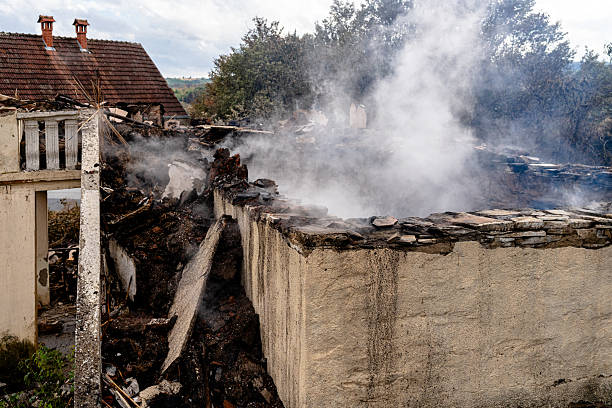 Professional Fire Damage Removal technician working in Venice, FL